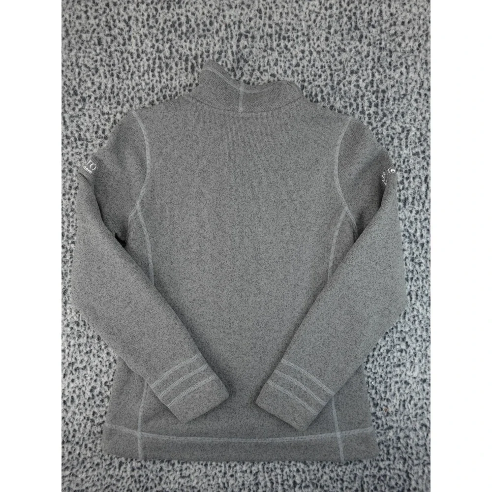 The North‎ Face Agave Full Zip Fleece Jacket Womens Medium Gray Corporate Logo